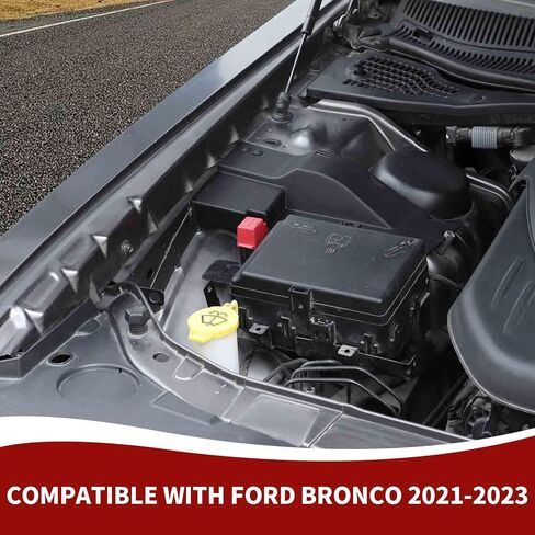 Engine Side Wire Dust Cover Compatible with 2015-2023 Dodge Challenger & 2011-2023 Charger, Carbon Fiber in Saudi Arabia
