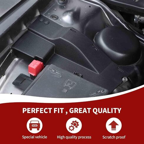 Engine Side Wire Dust Cover Compatible with 2015-2023 Dodge Challenger & 2011-2023 Charger, Carbon Fiber in Saudi Arabia