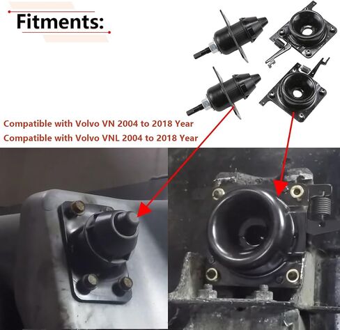RLB-Hilon Hood Release Latch متوافقة مع Volvo VN VNL 2004 إلى 2018 ، من أجل 20498998 20565619 8074938 ، 4pcs المزلاج العلوي والسفلي ، لبرنامج السائق والركاب. in Saudi Arabia