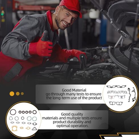 HGS939 مجموعة حشية رأس الأسطوانة ، تناسب Toyota T100 1994-1998 ، يناسب Tacoma 1995-2004 ، يناسب 4runner 2.4/2.7L 1996-2000#OE AHS8050 210221 TO2.4HSE HS9465PT 09-11652 in Saudi Arabia