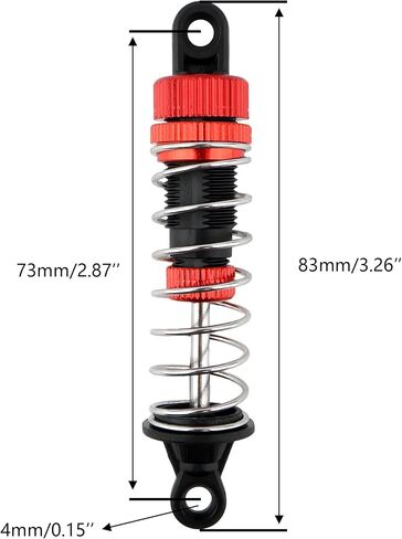 GDOOL 9200E RC سيارات RC سيارة مملوءة بالزيت ممتص للصدمات من الألومنيوم PX9200-18 ملحقات قطع غيار لـ 1:10 9200 9200E 9201E 9205E 9206E شاحنات 200E 210E بدون فرش سيارات RC in Kuwait