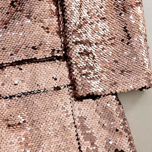 رجال السترة اللامعة للرجال بريق سهرة معدنية سترة الحفل حفل زفاف زر واحد in Kuwait