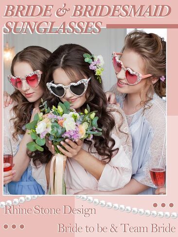 12 PCS Bachelorette Party Sunglasses for Bridesmaids Bride Gride Gride for Wedding Party Favors in Kuwait