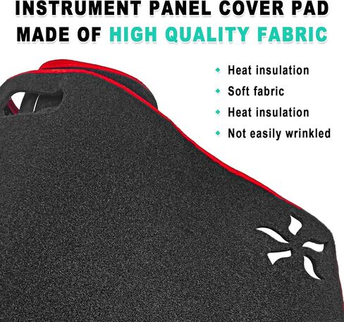 Dash Cover Mat, Center Console Cover Sunshield Protector, Dashboard Cover Compatible with T0y0ta RAV 4 2019 2020 2021 2022 2023 2024 2015 (Gray Trim) in Kuwait