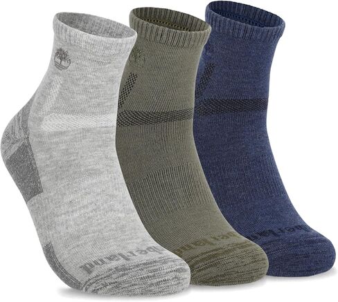 Timberland Men's Hiking, Wool, Winter, Cushioned Low Cut Quarter Socks with Arch Support in Saudi Arabia