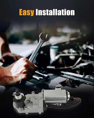 ROADFAR Rear Windshield Wiper Motor Compatible For Chevy, For GMC & Oldsmobile Vehicles - For Blazer 1995-2005,For Jimmy 1995-2005,For Bravada 1996-2001 4-Pin Replace OE# 12365368 in Kuwait