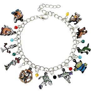 JDHFJFH Bracelet Metal Anime Charm Bracelet Chain for and Women