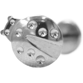 16g Ladybug Labret Cartilage Tragus Monroe Lip Nose Internal Thread Helix Animal Studs Earrings for Women Men Girls Stainless Steel Medusa Conch Piercing Jewelry Flat Back Hypoallergenic Christmas Gifts 1Pc