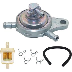 Fuel Valve Petcock Shut Off Tank Switch Fits For GY6 50cc 70cc 90cc 100cc 125cc 150cc 139QMB 152QMI 157QMJ Roketa SUNL Taotao Moped Go-Kart Chinese Scooter ATV