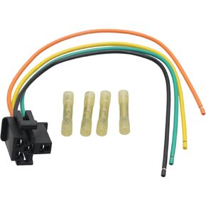 AITKEN Blower Motor Resistor Connector Pigtail Harness Compatible with Ford E-150/250/350/450/550 1990-2010, F-150/250/350/450/550 Mercury Grand Marquis Replace# 1U2Z14S411NA 973-307.