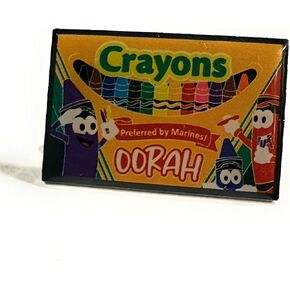 Crayons Lapel Pin FBA (1)
