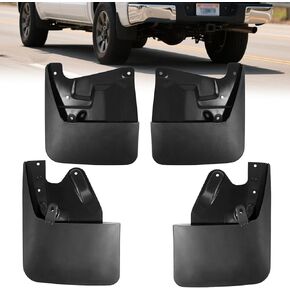 Mud Flaps for Trucks ，Heavy Duty Splash Guards Compatible with 2022 2023 2024 2025Toyota Tundra ，4PC Front & Rear Mud Guards with Hardware Kit ，No-Drill Protection