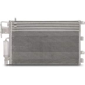 SCITOO Condenser Air Conditioning Compatible with Ford Focus 2008 2009 2010 2011, L4 2.0L, Automatic Transmission, Replace# 8S4Z19712AA