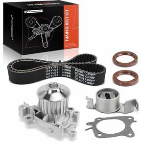 مجموعة حزام توقيت محرك A-Premium مع مضخة المياه متوافقة مع Mitsubishi Lancer 2002-2007-1.9L