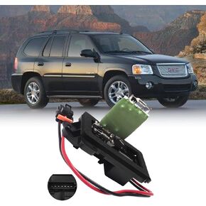 HVAC Blower Motor Fan Resistor متوافق مع 2004-2007 Buick Rainier ، 2002-2009 Chevy Trailblazer GMC Envoy ، 2003-2008 Isuzu Ascender ، 2002-2004 Oldsmobile Bravada 1581772 ، 89019100