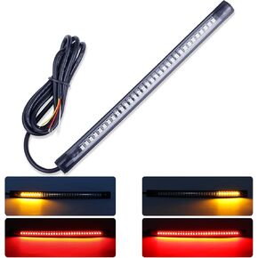 kinstecks ​​32leds مؤشر دراجة نارية مرنة دراجة نارية مرنة الشريط الإشارة الإشارة الإشارة الفرامل ضوء القيادة العالمية للدراجات النارية الدراجات النارية Quad Cruiser Harley Kawasaki Yamaha Suzuki