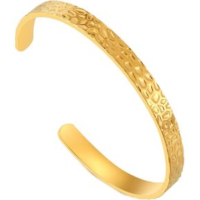 Fashion Stainless Steel Irregularly Open Cuff Bracelet