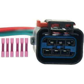 6 سلك خلفي LED LED LID CONNECTOR WIRINGER TIRNINCE PIGALL SLIP FOR لعام 2013-2018 DODGE RAM 1500 2500