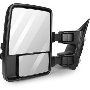 Scitoo Driver Side Mirror Manual Black LED LED LID LID LID FIND 2008-2016 for Ford for F250 for F350 for F450 for F550 Super Duty Truck Twing Mirror