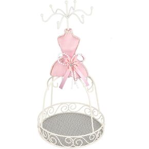 Jewelry Display Holder, Model Dress High Heeled Shoes Jewelry Holder Stand Display for Ring Earrings Necklace Bracelet(Dress)