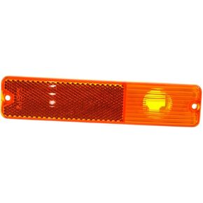 For Jeep CJ5/CJ6/CJ7 Side Marker Lens 1968-1983 Driver OR Passenger Side | Single Piece | Amber Lens | J0994020 | CH2550107