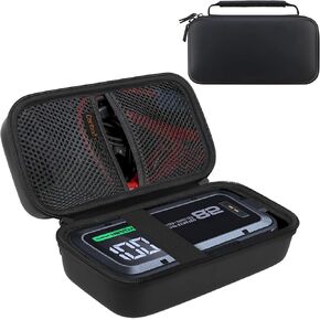 Canboc Hard Carrying Case for Alpha85 Jump Starter - 2000 Amp 20000mAh Car Starter, Mesh Bag for Jumper Cable, AC Wall Charger, Black