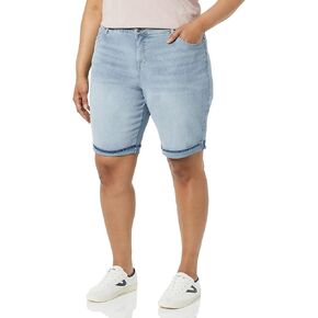 Gloria Vanderbilt Women's Size Mid Rise Feminine Cut Bermuda Short, Zermatt Whiskers, 20 Plus