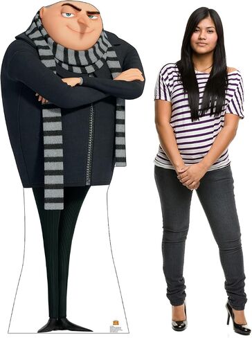 Cardboard People Gru Life Size Cardboard Cutout Standup - Despicable Me 4 (2024 Film) in Saudi Arabia