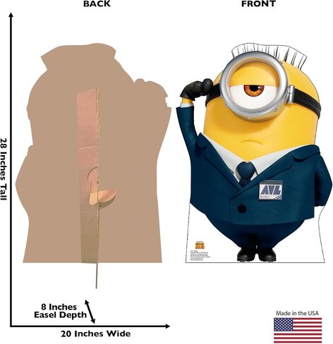 Cardboard People Gru Life Size Cardboard Cutout Standup - Despicable Me 4 (2024 Film) in Saudi Arabia