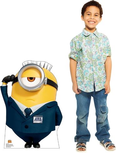 Cardboard People Gru Life Size Cardboard Cutout Standup - Despicable Me 4 (2024 Film) in Saudi Arabia