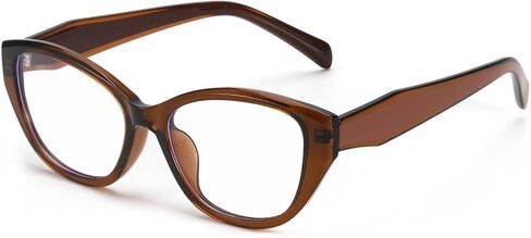 Designer Blue Light Blocking Glasses for Women Cat Eye Frame Reduce Eyestrain Computer Glasses for Gaming/TV in Saudi Arabia