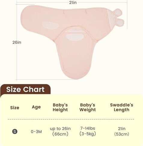 PHF 100% Cotton Baby Swaddle Sleep Sacks for Newborn, 3 Pack Baby Swaddles 0-6 Months for Baby Boys and Girls, Swaddle Sack Easy Adjustable, Baby Swaddle Blanket Wrap, Baby Essentials (Floral) in Kuwait