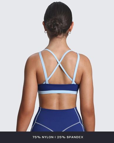 Aoxjox Women's Worling Sports Bras Fitness Litbless Rory Ruched Bra Yoga Crop Top Top in Saudi Arabia