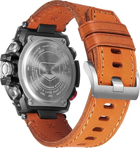 حزام ساعة جلدية بديلة مناسب لـ Casio GST-210 / GST-300 / GST-400 / GST-410 / GST-210B / GST-S100D / GST-S210B BRACELET BRACELET in Kuwait