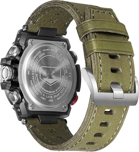 حزام ساعة جلدية بديلة مناسب لـ Casio GST-210 / GST-300 / GST-400 / GST-410 / GST-210B / GST-S100D / GST-S210B BRACELET BRACELET in Kuwait