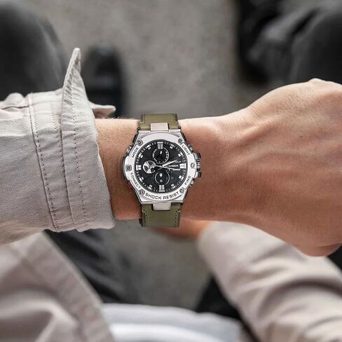 حزام ساعة جلدية بديلة مناسب لـ Casio GST-210 / GST-300 / GST-400 / GST-410 / GST-210B / GST-S100D / GST-S210B BRACELET BRACELET in Kuwait