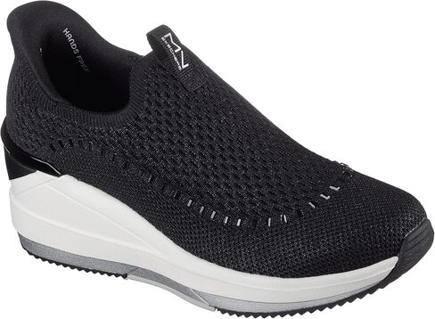 Skechers Women's The Triple Wedge Clariti | Casual sneaker, Slip-ins technology, Memory Foam Lux comfort insole, Wedge, Knit Upper in Saudi Arabia