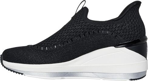 Skechers Women's The Triple Wedge Clariti | Casual sneaker, Slip-ins technology, Memory Foam Lux comfort insole, Wedge, Knit Upper in Saudi Arabia