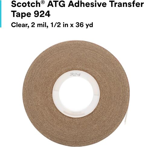 3M Scotch ATG Adhesive Transfer Tape 924, Clear, 1/4' x 36 yards, 2 mil in Saudi Arabia