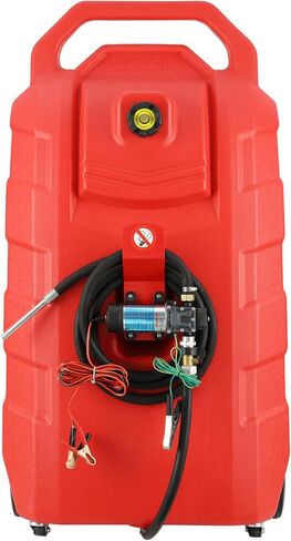 Caddy Vevor Fuel Caddy ، 32 جالون ، خزان تخزين الوقود المحمول على عجلات ، مع مضخة نقل 12 فولت DC ، حاوية وقود الديزل البنزين مع خرطوم 8.2 قدم ، معدل التدفق 7L/دقيقة ، للشاحنات ، القوارب ، جزازات العشب in Saudi Arabia