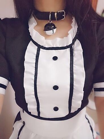 Handmade Cosplay Choker Lolita Kitty Bell Collar Women Leather Bow Choker Necklace in Saudi Arabia