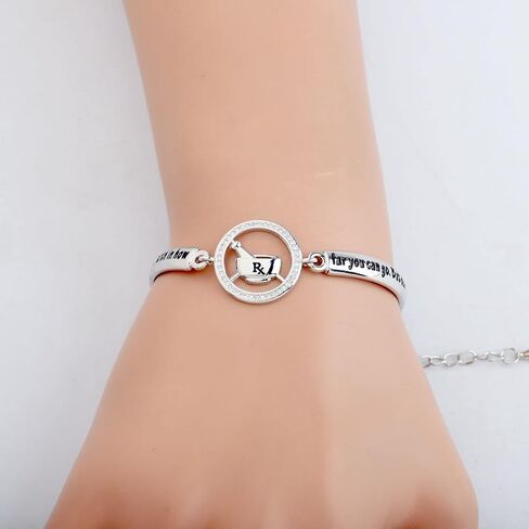 BNQL Pharmacist Gifts Necklace Rx Gift Pharmacy Tech Gifts Pharmacy Technician Jewelry Pharmacist Graduation Gifts in Saudi Arabia