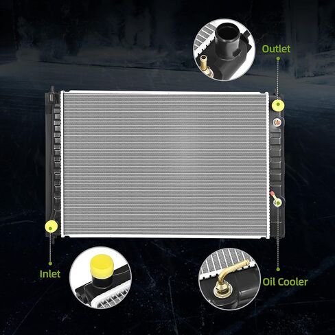 AUTOSAVER88 Radiator Compatible with 2009-2014 Murano 2011-2014 2015 2016 2017 Quest 3.5L V6 in Kuwait