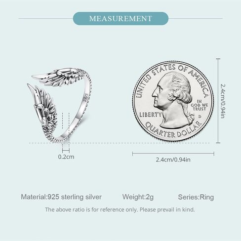 Bisaer 925 Sterling Silver Ring قابلة للتعديل لطيف الفريد من نوعه Cat Snake Butterfly Dragonfly Frasnable Ring for Women المجوهرات in Kuwait