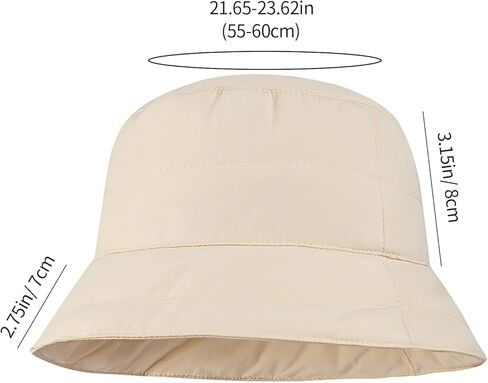 قبعات دلو دافئة للنساء الرجال ، قبعة دلو قطنية مملوءة بالوزن خفيفة الوزن لصيد الأسماك ، في الهواء الطلق ، السفر in Kuwait