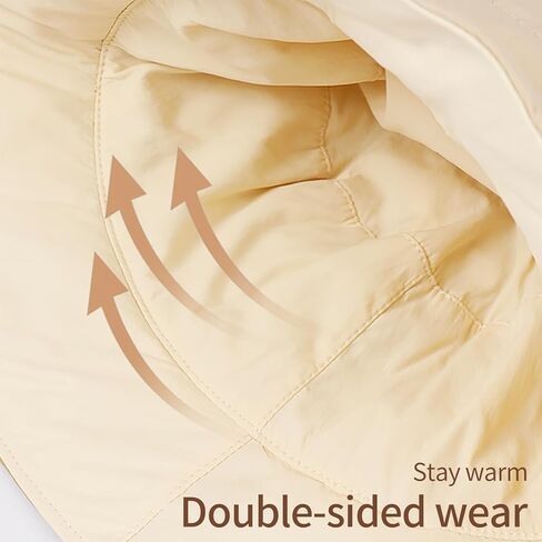 قبعات دلو دافئة للنساء الرجال ، قبعة دلو قطنية مملوءة بالوزن خفيفة الوزن لصيد الأسماك ، في الهواء الطلق ، السفر in Kuwait