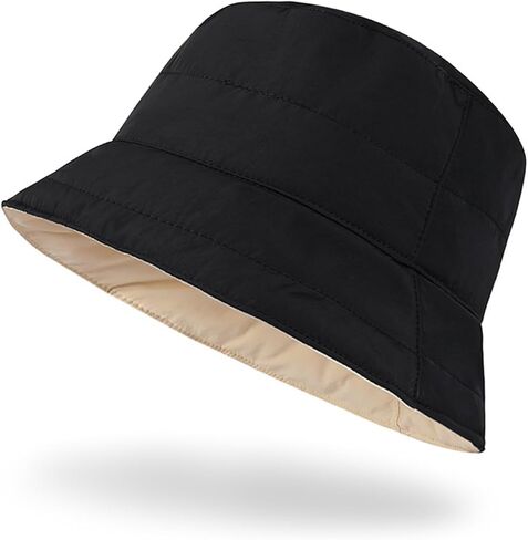 Warm Bucket Hats for Women Men, Lightweight Filled Cotton Bucket Hat for Fishing, Outdoor, Travel in Saudi Arabia