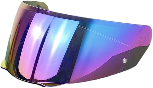 i90 Face Shield Visor Sunscreen for HJC HJ-33 i90 Helmet Visor Replacement Windshield Sunshield (Rainbow-day use only) in Saudi Arabia