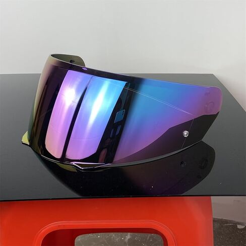 i90 Face Shield Visor Sunscreen for HJC HJ-33 i90 Helmet Visor Replacement Windshield Sunshield (Rainbow-day use only) in Saudi Arabia