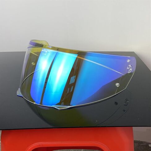 i90 Face Shield Visor Sunscreen for HJC HJ-33 i90 Helmet Visor Replacement Windshield Sunshield (Rainbow-day use only) in Saudi Arabia